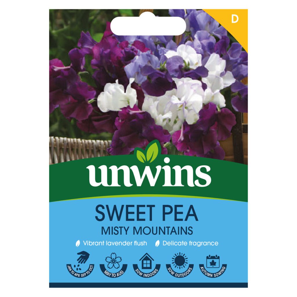 Unwins Sweet Pea Misty Mountains Seeds 5051618028073 2